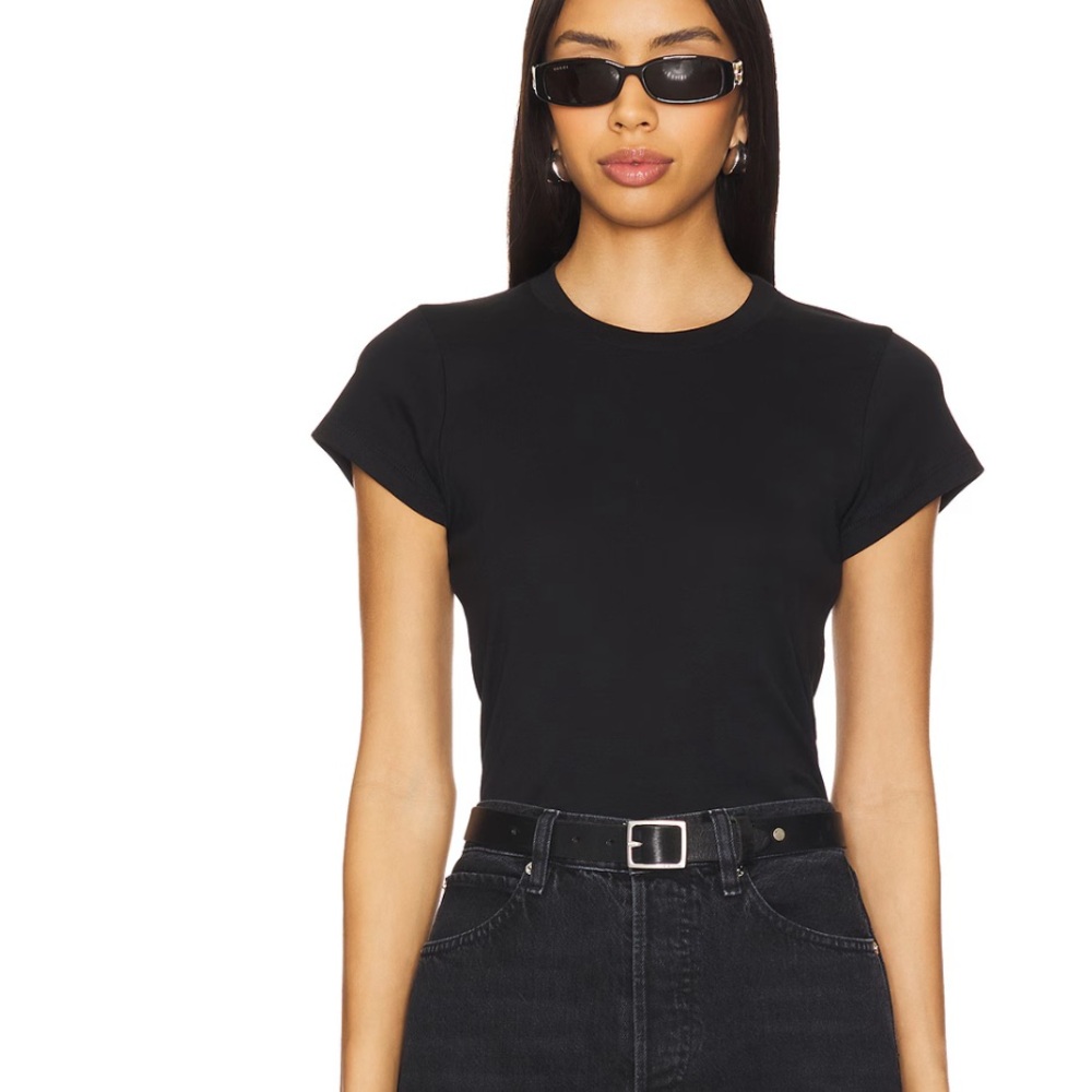 House of Harlow 1960 Black Short Sleeve Tee